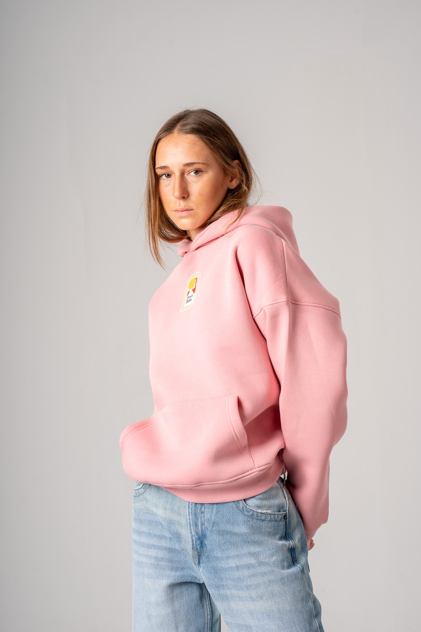 Boxy Printed Hoodie